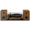 Gramofon Lenco LS-480WD z wbudowanym wzmacniaczem, Bluetooth, napęd paskowy, 33/45 obr./min, 2×30W RMS, drewniane kolumny
