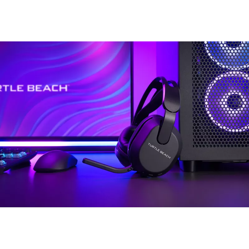 Turtle Beach Stealth 500 Czarny Bezprzewodowy Zestaw słuchawkowy do gier PC z baterią do 40h i Bluetooth dla PC, PS5, PS4 i urządzeń mobilnych