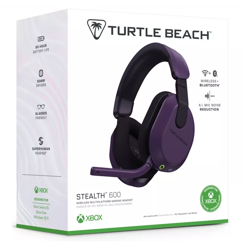 Zestaw słuchawkowy Turtle Beach Stealth 600 XB fioletowy TBS-2102-45