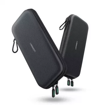 Ugreen 50974 przenośne etui na konsolę do gier Pokrowiec Nintendo EVA (etylen-octan winylu), Oxford, aksamit Szary
