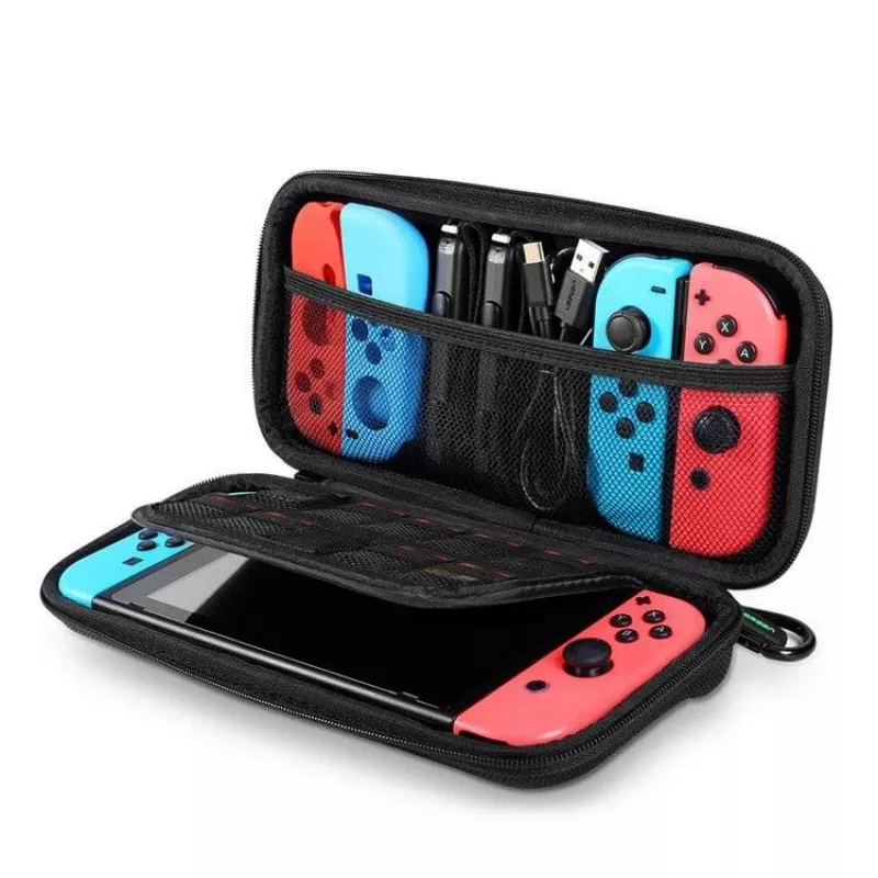Ugreen 50974 przenośne etui na konsolę do gier Pokrowiec Nintendo EVA (etylen-octan winylu), Oxford, aksamit Szary