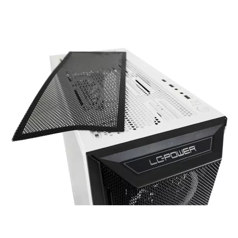 Obudowa PC LC-Power Holo-1_X Midi Tower Biała