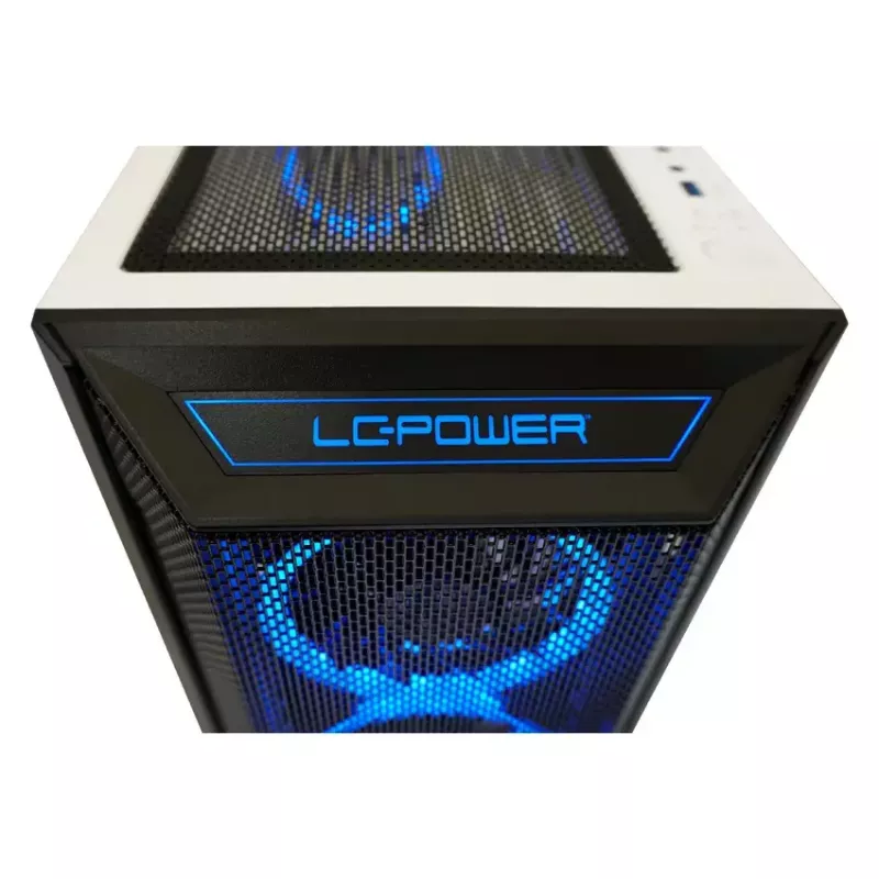 Obudowa PC LC-Power Holo-1_X Midi Tower Biała