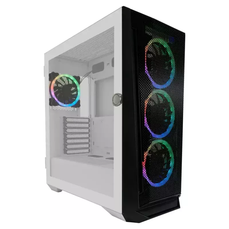 Obudowa PC LC-Power Holo-1_X Midi Tower Biała