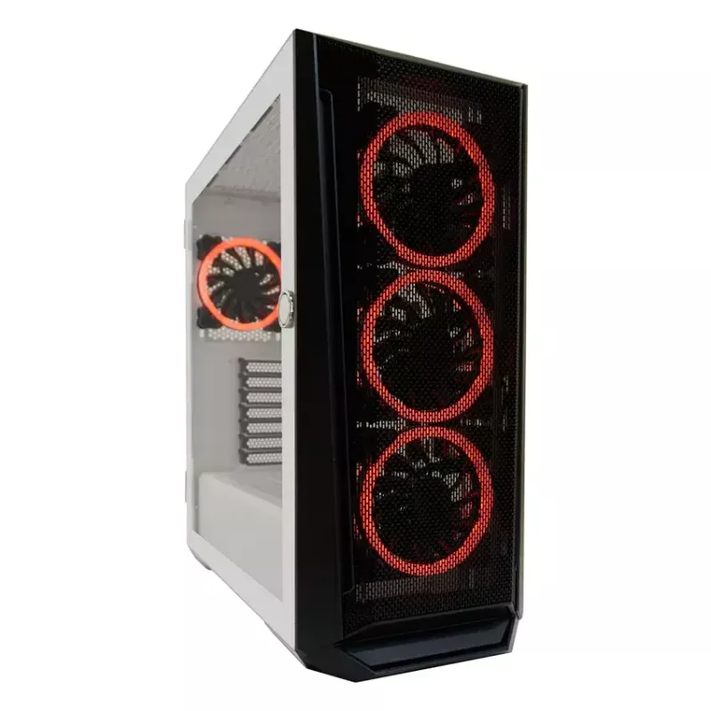 Obudowa PC LC-Power Holo-1_X Midi Tower Biała