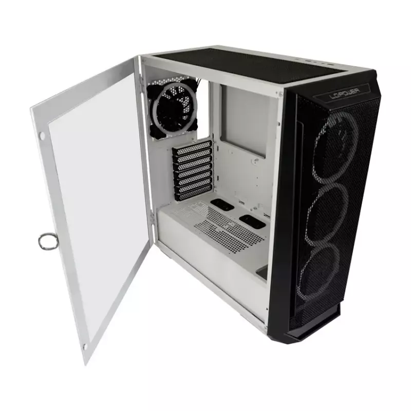 Obudowa PC LC-Power Holo-1_X Midi Tower Biała