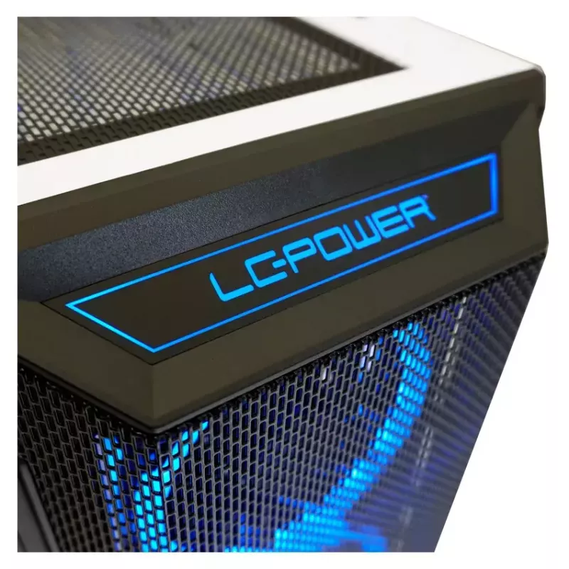 Obudowa PC LC-Power Holo-1_X Midi Tower Biała