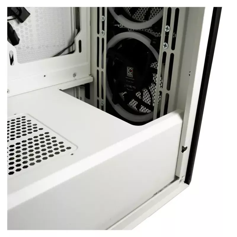 Obudowa PC LC-Power Holo-1_X Midi Tower Biała