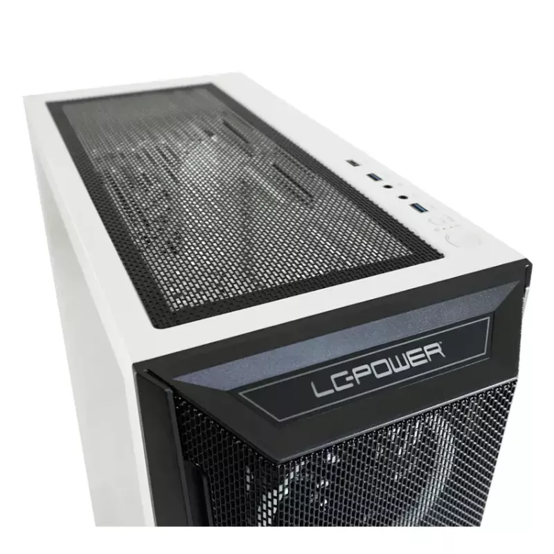 Obudowa PC LC-Power Holo-1_X Midi Tower Biała