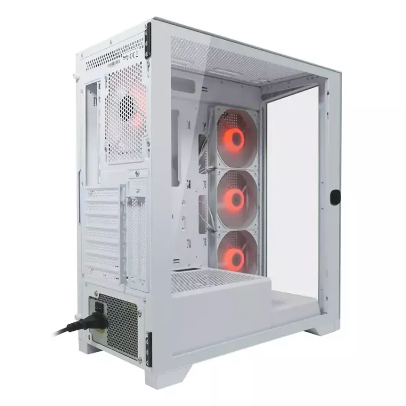 Obudowa PC LC-Power LC-7041B-ON Midi Tower Biała