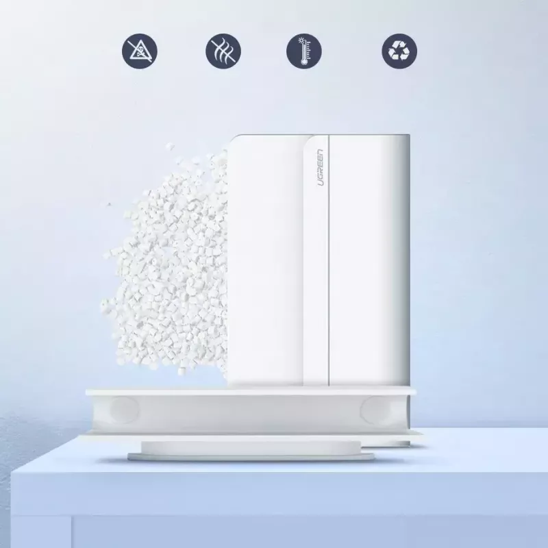 Uchwyt na telefon ścienny — biały