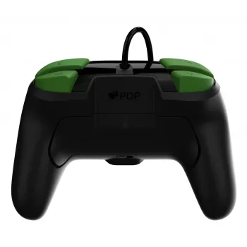 Gamepad PDP REMATCH Wired Controller 1-Up Glow in the Dark dla Nintendo Switch, USB, przewód 3 m, D-pad, przycisk Home, czarno-zielony