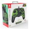 Gamepad PDP REMATCH Wired Controller 1-Up Glow in the Dark dla Nintendo Switch, USB, przewód 3 m, D-pad, przycisk Home, czarno-zielony