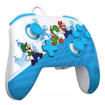 Gamepad PDP Mario Escape REMATCH dla Nintendo Switch — Przewodowy USB, D-pad, Przycisk Home, Wielokolorowy