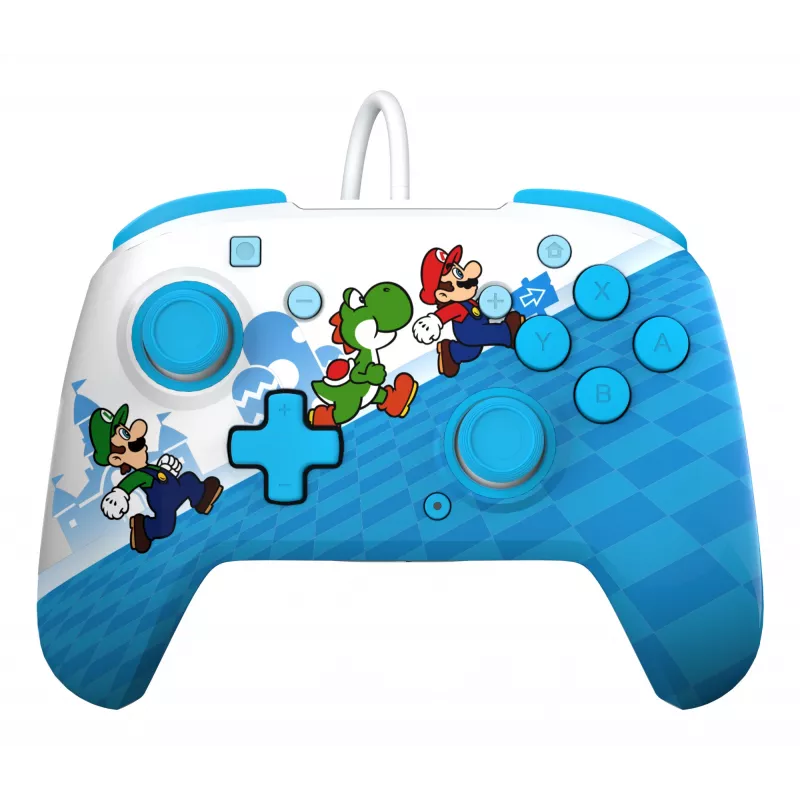 Gamepad PDP Mario Escape REMATCH dla Nintendo Switch — Przewodowy USB, D-pad, Przycisk Home, Wielokolorowy
