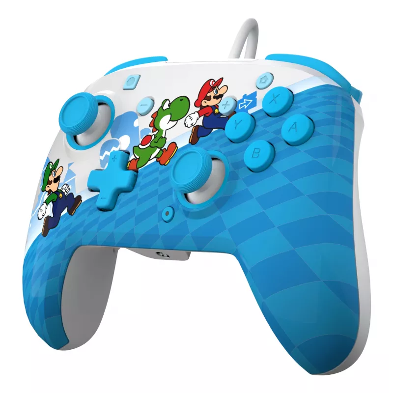 Gamepad PDP Mario Escape REMATCH dla Nintendo Switch — Przewodowy USB, D-pad, Przycisk Home, Wielokolorowy