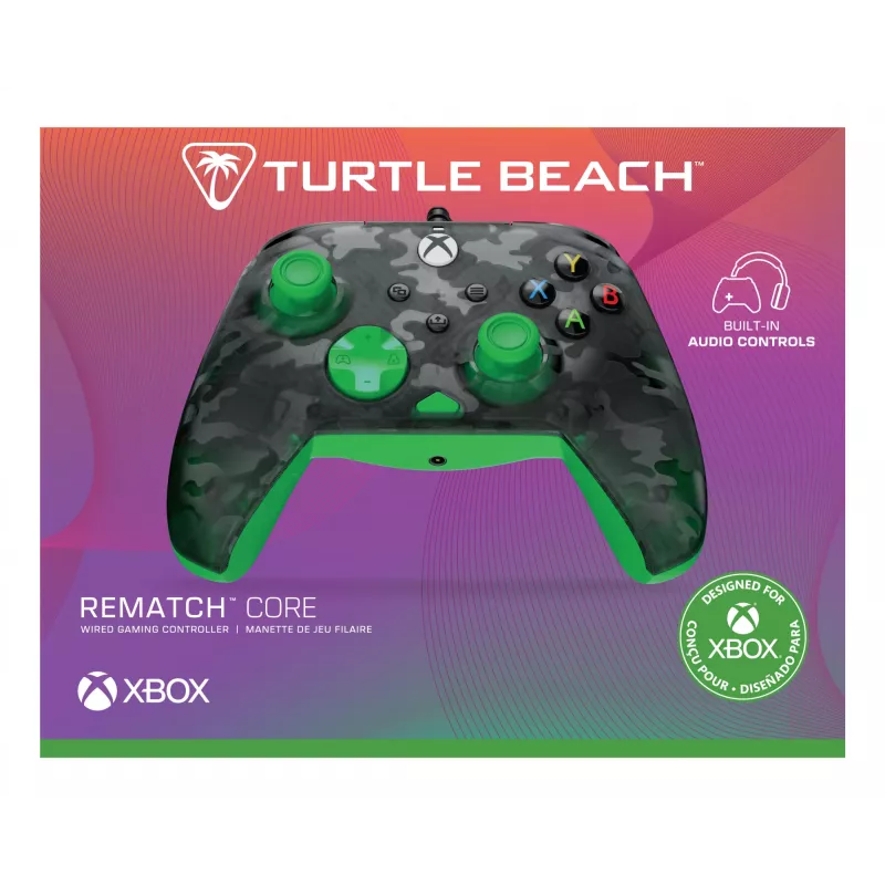 Gamepad Turtle Beach Rematch Core Czarny zielony szary USB Wired