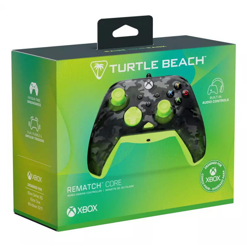 Gamepad Turtle Beach Rematch Core czarny szary żółty USB przewodowy