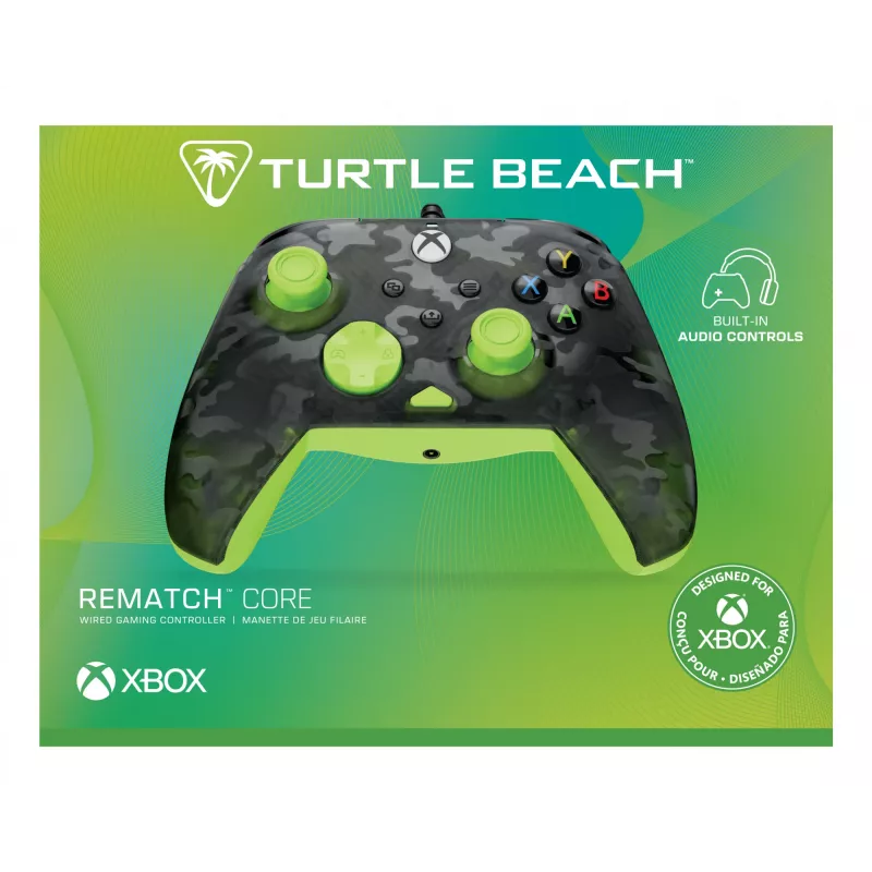 Gamepad Turtle Beach Rematch Core czarny szary żółty USB przewodowy