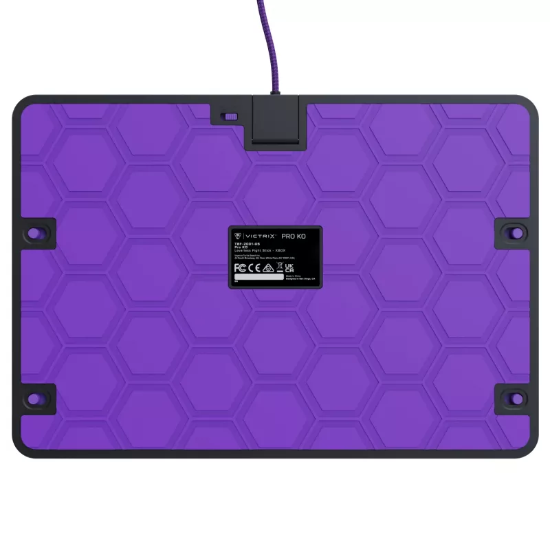 PDP Victrix Pro KO bezwzględny kontroler typu fightstick szary USB kontroler do gier PC, Xbox Series S, Xbox Series X