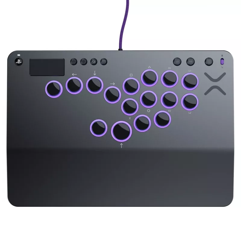 PDP Victrix Pro KO Leverless Fight Stick Szary USB Fightstick PC, PlayStation 4, PlayStation 5