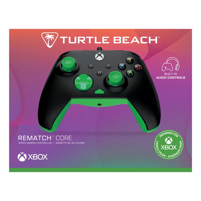 Gamepad Turtle Beach Rematch Core Czarny zielony USB Wired PC Xbox