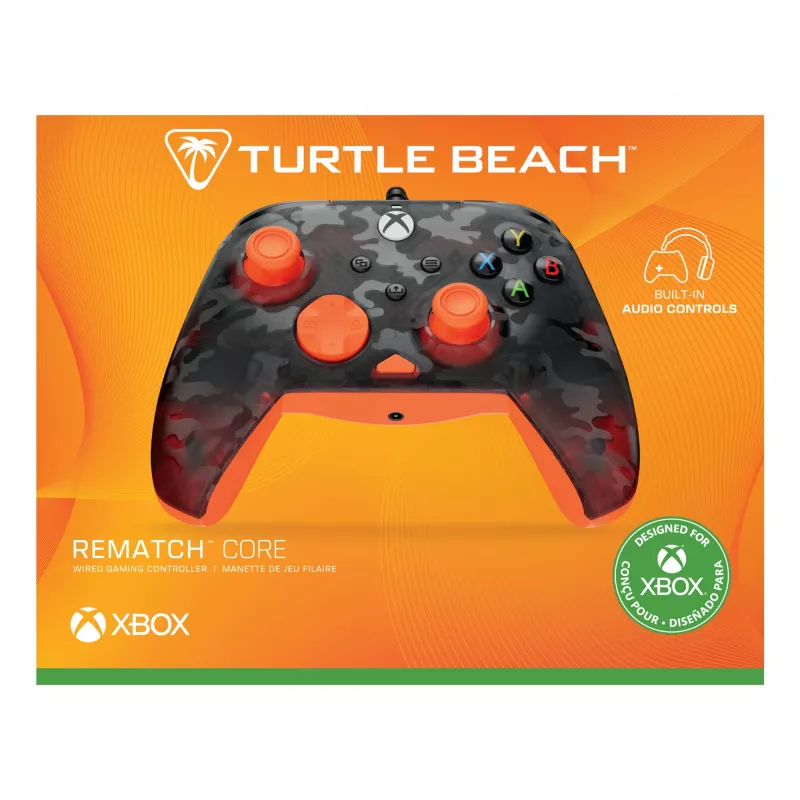 Gamepad Turtle Beach Rematch Core Czarny Szary Pomarańczowy USB Przewodowy