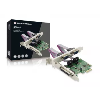Conceptronic Karta PCI Express 1 port równoległy i 2 porty szeregowe