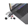 Conceptronic BIAN05G 2-w-1 czytnik kart USB 3.0 z podwójną wtyczką, SD/MicroSD 3.0, UHS-I