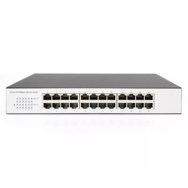 Przełącznik niezarządzalny Digitus DN-60021-2 24 porty Fast Ethernet
