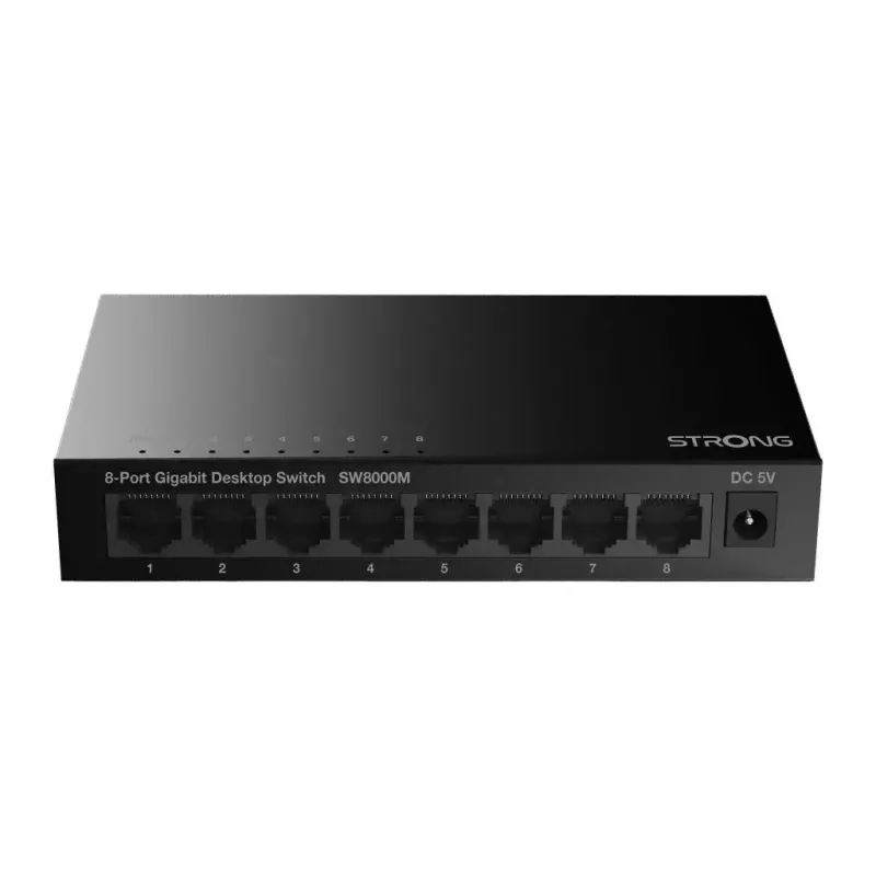 Przełącznik sieciowy Strong SW8000M Gigabit Ethernet 8 portów 16 Gbit/s