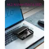 ICY BOX IB-CR601M-C31 Obudowa SSD Czarna M.2