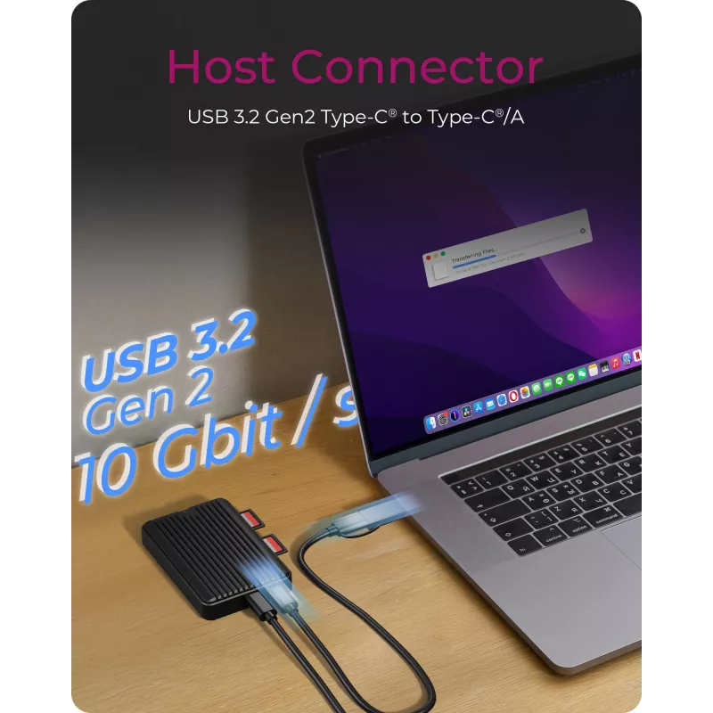 ICY BOX IB-CR602M-C31 Obudowa SSD Czarna M.2