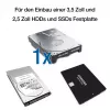 Obudowa HDD Fantec DB-ALU31 Czarna 3.5 cala