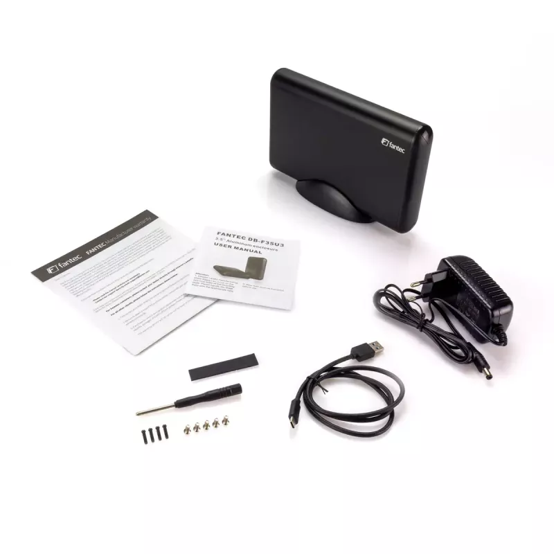 Obudowa HDD Fantec DB-F35U3 czarna 3,5 cala