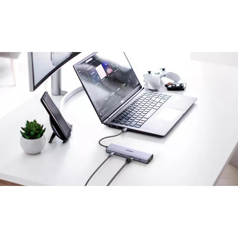 Ugreen Revodok 10-w-1 Hub USB-C UGREEN 15601 10 portów 4K HDMI