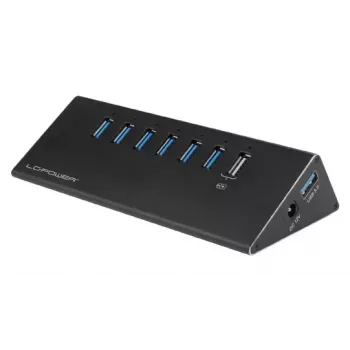 Koncentrator USB LC-Power LC-HUB-ALU-2B-7