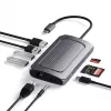Stacja dokująca do laptopa Satechi ST-U4MA3M USB Type-C szara 100W Power Delivery