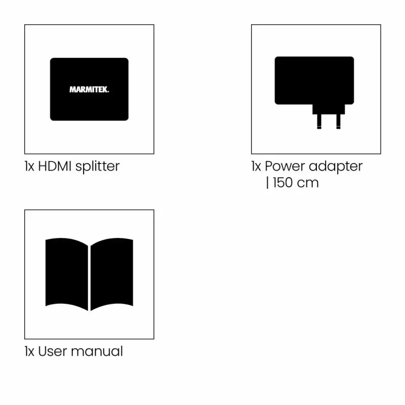 Rozdzielacz HDMI Marmitek Split 312 UHD HDMI 2x HDMI