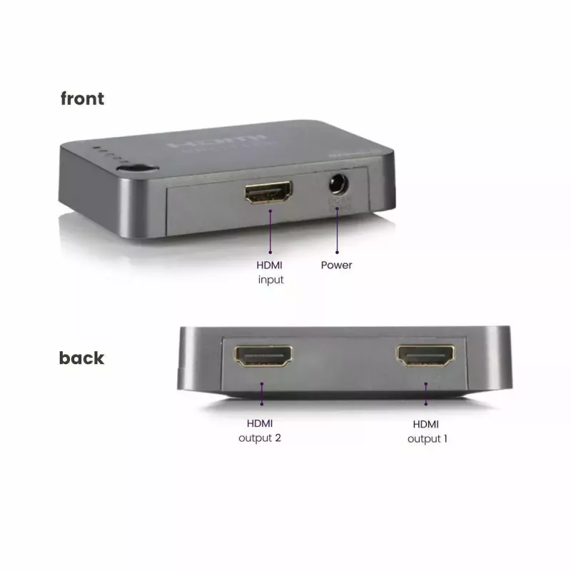 Rozdzielacz HDMI Marmitek Split 312 UHD HDMI 2x HDMI