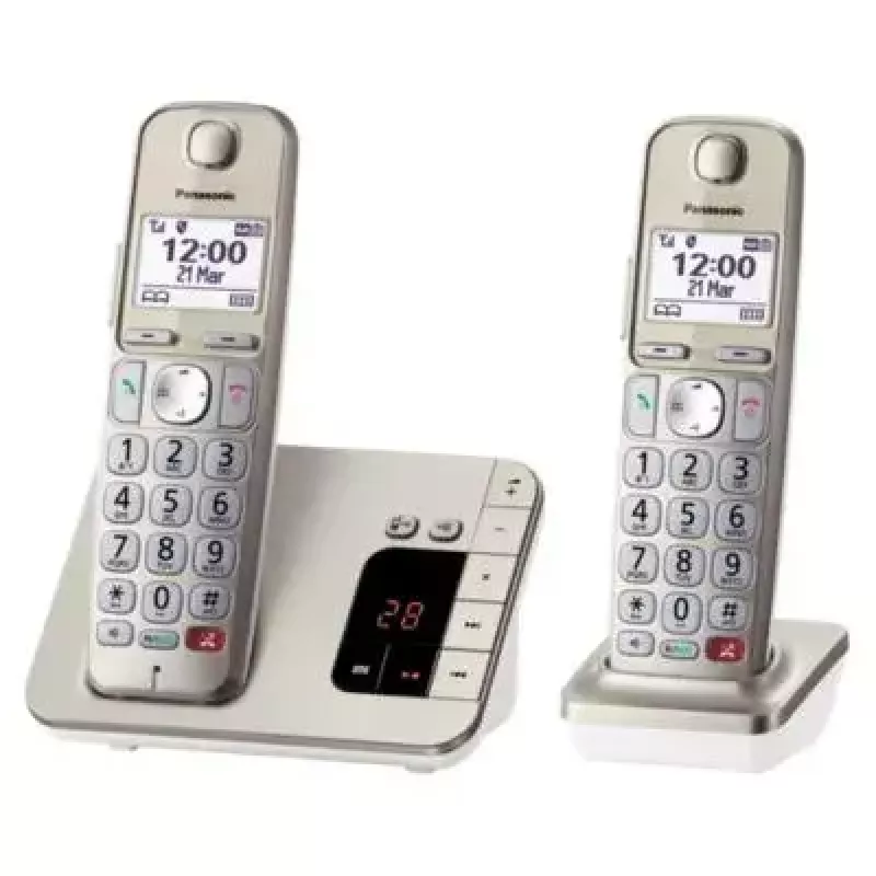 Telefon DECT Panasonic KX-TGE262GN Słuchawka bezprzewodowa Identyfikacja numeru dzwoniącego