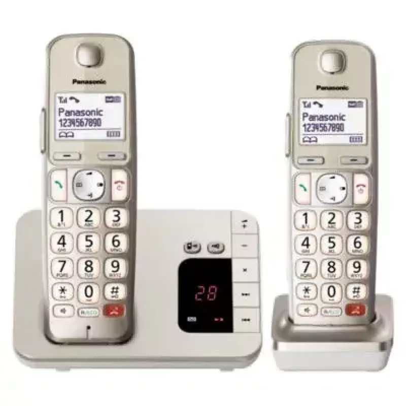 Telefon DECT Panasonic KX-TGE262GN Słuchawka bezprzewodowa Identyfikacja numeru dzwoniącego