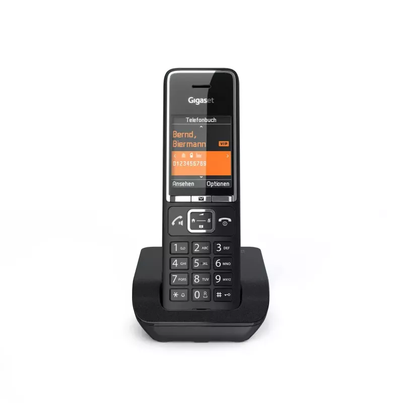 Telefon analogowy Gigaset COMFORT 550 Bezprzewodowa słuchawka Identyfikacja numeru dzwoniącego