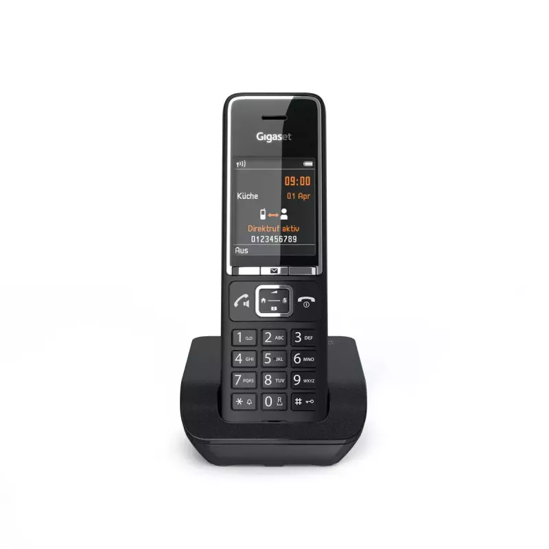 Telefon analogowy Gigaset COMFORT 550 Bezprzewodowa słuchawka Identyfikacja numeru dzwoniącego