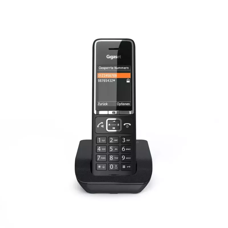 Telefon analogowy Gigaset COMFORT 550 Bezprzewodowa słuchawka Identyfikacja numeru dzwoniącego
