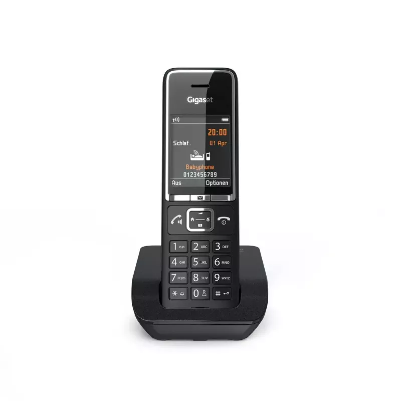 Telefon analogowy Gigaset COMFORT 550 Bezprzewodowa słuchawka Identyfikacja numeru dzwoniącego