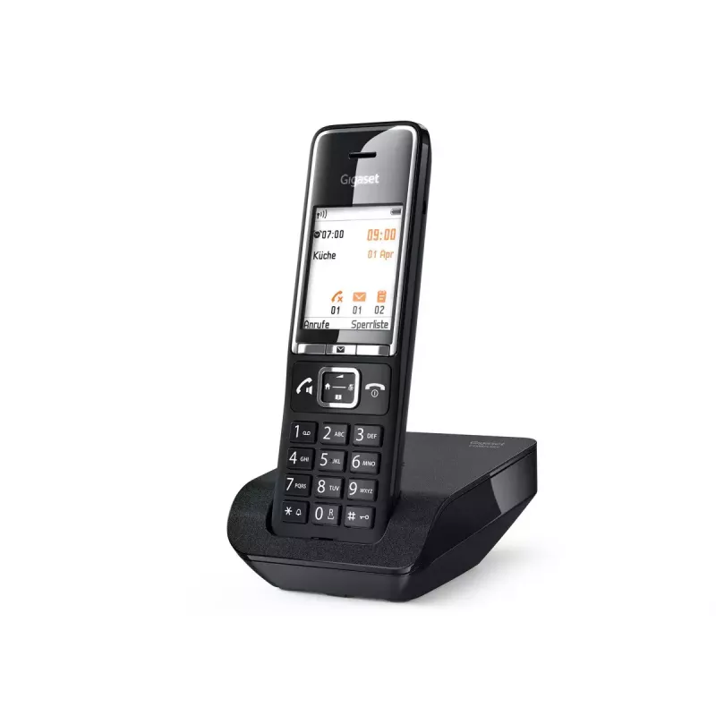Telefon analogowy Gigaset COMFORT 550 Bezprzewodowa słuchawka Identyfikacja numeru dzwoniącego