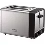 Toster Bosch TAT5P420, 2 kromki, 970 W, czarny, stal nierdzewna