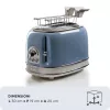 Krajalnica elektryczna Ariete 0155/05 2 kromki 810W niebieska