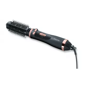 Szczotka na gorące powietrze Beurer HT 80, 1000 W, technologia ciepłego powietrza, szczotka 56 mm, 2 ustawienia temperatury, ogrzewanie ceramiczne, czarny/czekoladowy